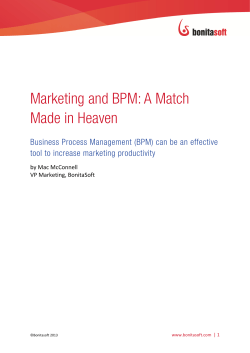 Marketing and BPM: A Match Made in Heaven