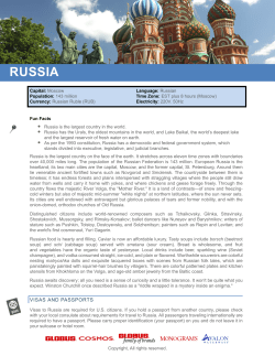 russia - Globus Journeys