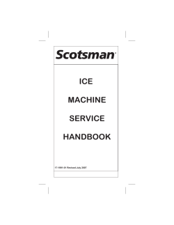 ice machine service handbook