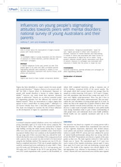 Full Text  - The British Journal of Psychiatry