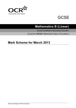 Mark scheme - Unit J567/02 - Paper 2 - Foundation tier
