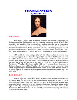 Frankenstein - Robert C. Walton