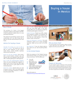 Buying a house in Mexico