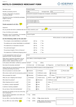 moto/e-commerce merchant form