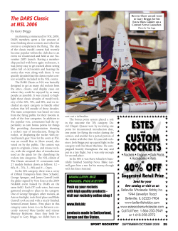 ESTES CUSTOM ROCKETS - National Association of Rocketry