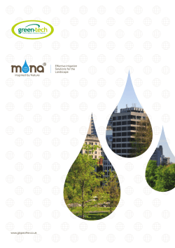 Mona Brochure - Green-tech