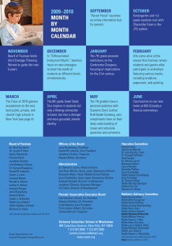 2009&ndash;2010 month by month calendar