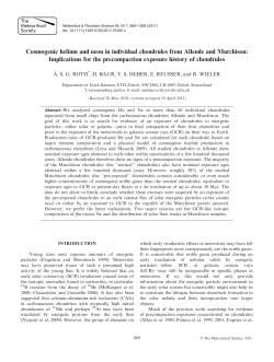Cosmogenic helium and neon in individual chondrules