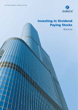 Investing in Dividend Paying Stocks