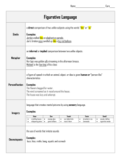 Figurative Language