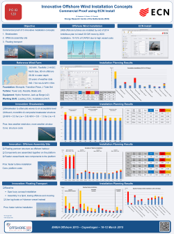 Innovative offshore wind installation concepts