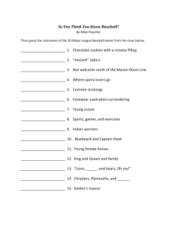 So You Think You Know Baseball?