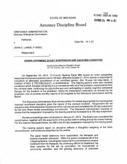 Affirming - Attorney Discipline Board