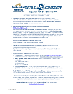 SKY Campus Enrollment Packet