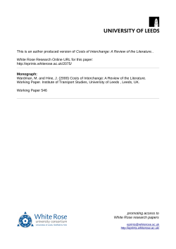Costs of Interchange: A Review of the Literature.