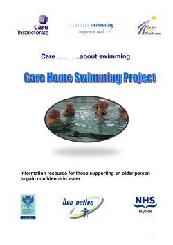 Care ………..about swimming.