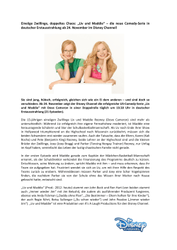 Eineiige Zwillinge, doppeltes Chaos: &bdquo;Liv und Maddie&ldquo;