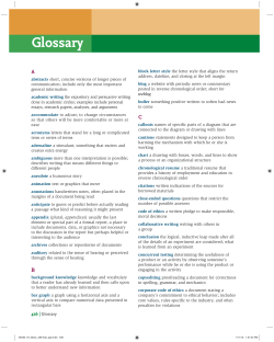 Glossary - Cengage