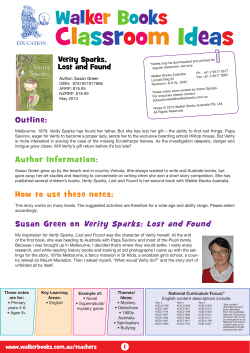 Classroom Ideas - Walker Books Australia