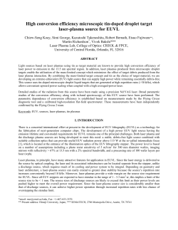 Radiation studies of the tin