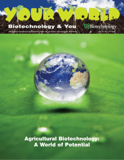 Agricultural Biotechnology: A World of Potential