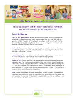 Beach Ball Games Throw a great party with the Beach