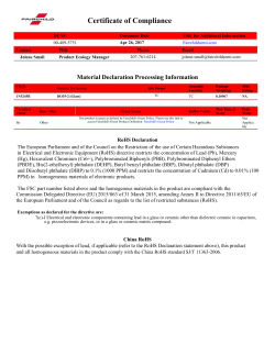 Certificate of Compliance