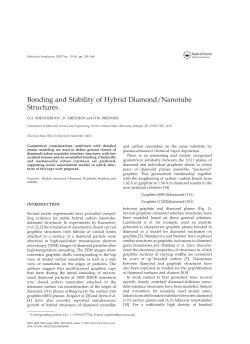 Bonding and Stability of Hybrid Diamond/Nanotube Structures