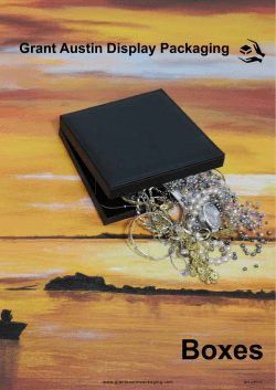 Pricelist - Grant Austin Display Packaging