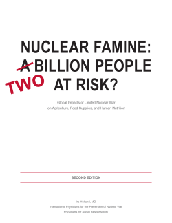 Nuclear Famine: Two Billion People at Risk