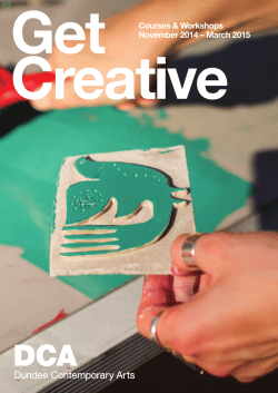 our Get Creative Guide November 2014