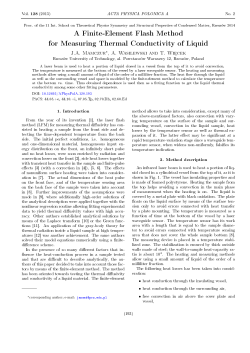 A Finite-Element Flash Method for Measuring Thermal Conductivity