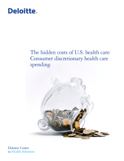 The hidden costs of U.S. health care: Consumer discretionary health