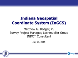 Indiana Geospatial Coordinate System