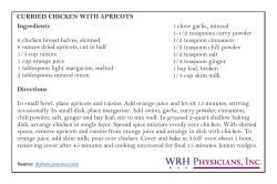 Ingredients 6 chicken breast halves, skinned 6 ounces dried apricots