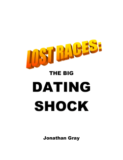 THE BIG DATING SHOCK
