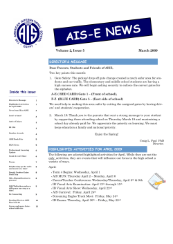 AIS-E NEWS - American International School of Egypt