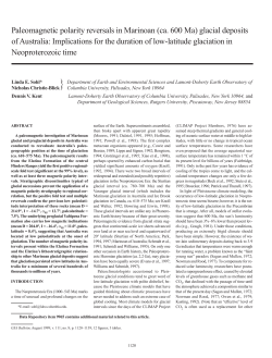Paleomagnetic polarity reversals in Marinoan (ca. 600 Ma) glacial