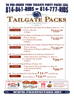 Print out our TAILGATE PACKS