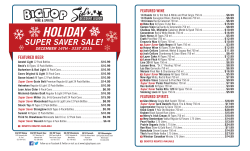 holiday - Big Top Liquors