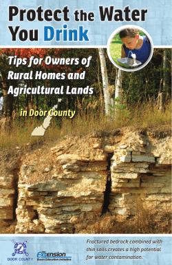 Protect the Water You Drink: Tips for Door County