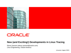 New (and Exciting!) Developments in Linux Tracing