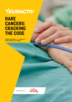 rare cancers: cracking the code