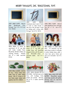 MERRY THOUGHTS, INC. TRADITIONAL TOYS