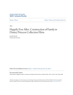 Happily Ever After: Construction of Family in Disney Princess
