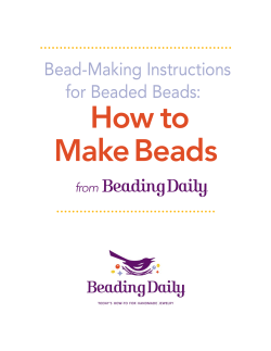 Bead-Making Instructions for Beaded Beads