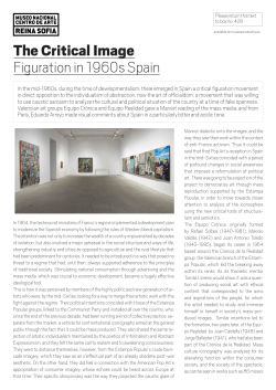 The Critical Image Figuration in 1960s Spain