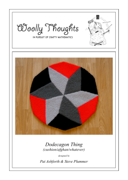 Dodecagon Thing - Woolly Thoughts