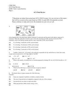 ACS Final Review