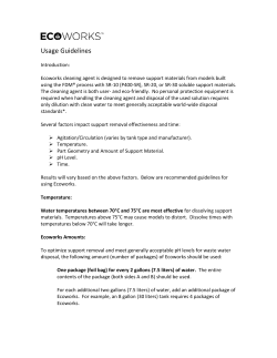 Ecoworks Usage Guide